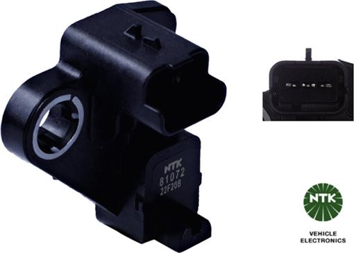 NTK 81072 - Capteur d'angle, vilebrequin droxauto.com