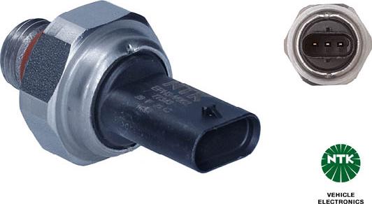 NTK 77343 - Capteur, pression des gaz échappement droxauto.com