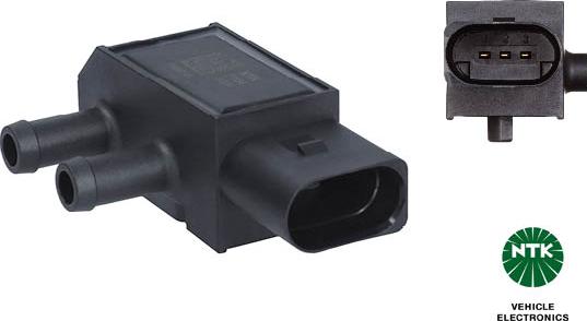 NTK 77354 - Capteur, pression des gaz échappement droxauto.com