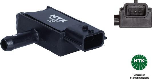 NTK 77301 - Capteur, pression des gaz échappement droxauto.com