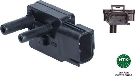 NTK 77311 - Capteur, pression des gaz échappement droxauto.com