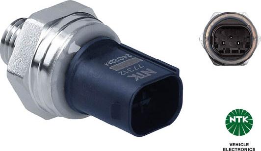 NTK 77312 - Capteur, pression des gaz échappement droxauto.com