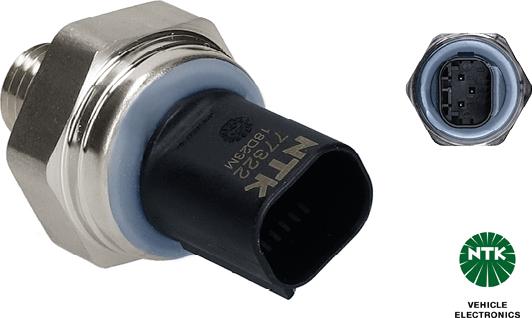 NTK 77322 - Capteur, pression des gaz échappement droxauto.com