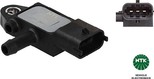 NTK 77299 - Capteur, pression des gaz échappement droxauto.com