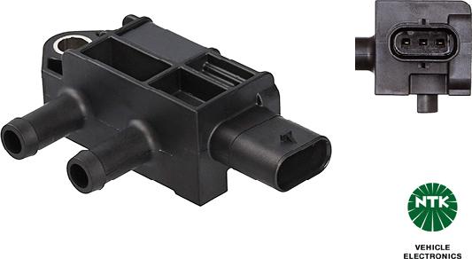 NTK 77292 - Capteur, pression des gaz échappement droxauto.com
