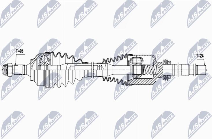 NTY NPW-CT-161 - Arbre de transmission droxauto.com