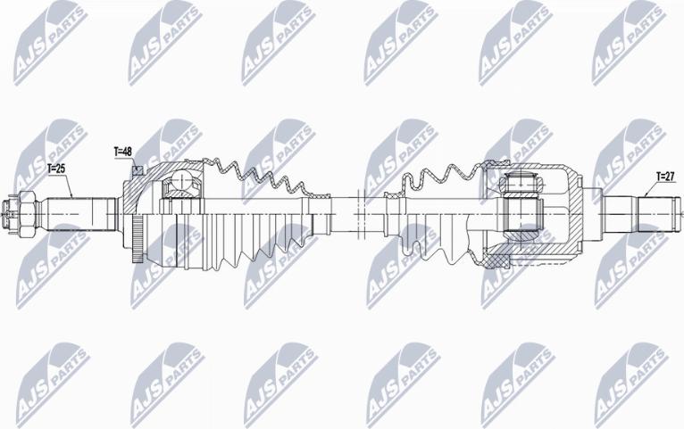 NTY NPW-HY-633 - Arbre de transmission droxauto.com