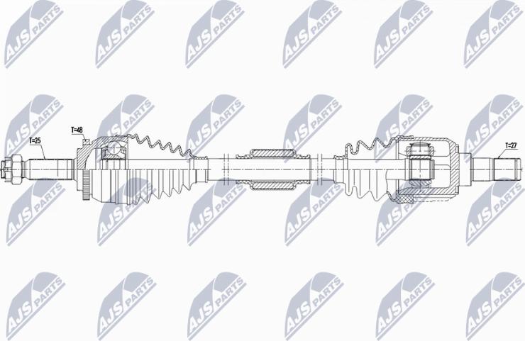 NTY NPW-HY-632 - Arbre de transmission droxauto.com