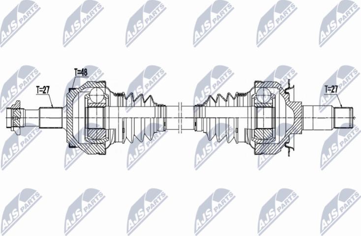 NTY NPW-ME-197 - Arbre de transmission droxauto.com