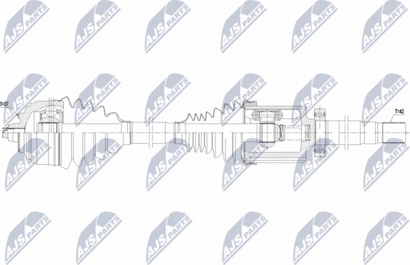 NTY NPW-ME-172 - Arbre de transmission droxauto.com