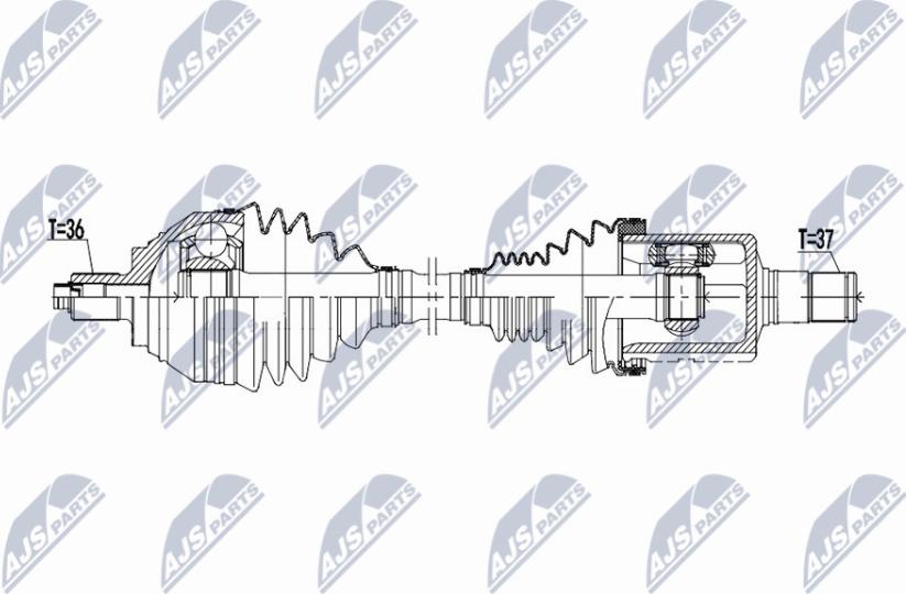 NTY NPW-VW-236 - Arbre de transmission droxauto.com
