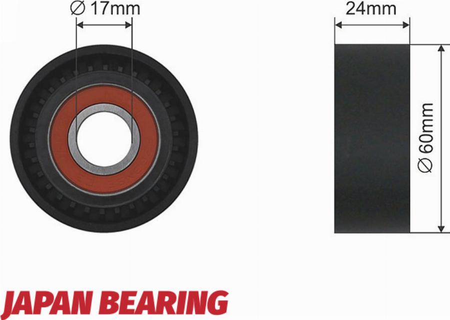 NTY RNK-AU-015 - Poulie renvoi / transmission, courroie trapézoïdale à nervures droxauto.com