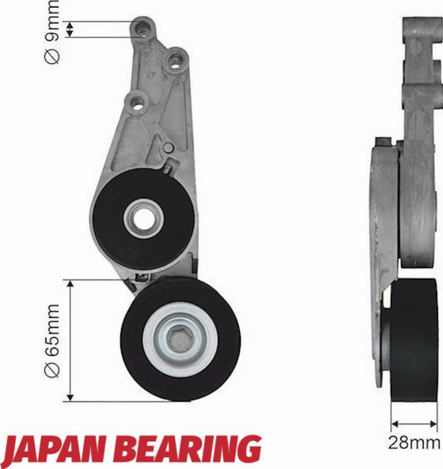 NTY RNK-AU-026 - Poulie renvoi / transmission, courroie trapézoïdale à nervures droxauto.com