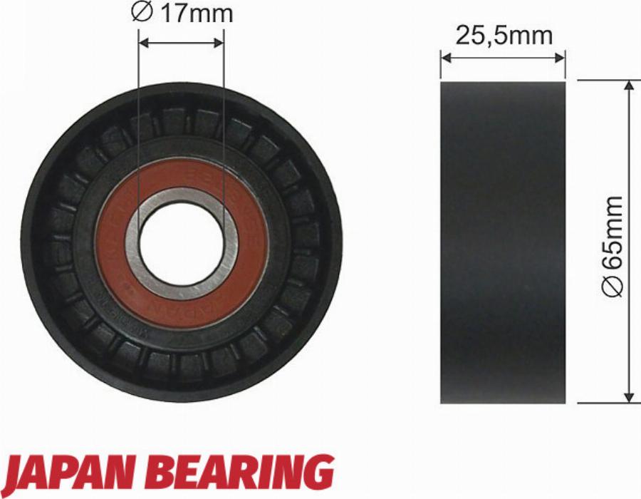 NTY RNK-CT-012 - Poulie renvoi / transmission, courroie trapézoïdale à nervures droxauto.com