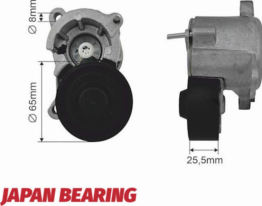NTY RNK-CT-032 - Poulie renvoi / transmission, courroie trapézoïdale à nervures droxauto.com