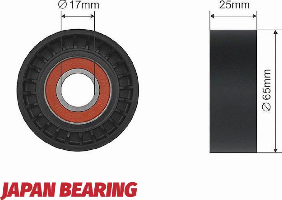 NTY RNK-CT-029 - Poulie renvoi / transmission, courroie trapézoïdale à nervures droxauto.com