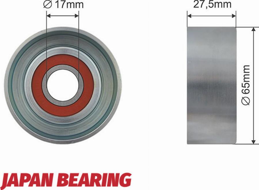 NTY RNK-HY-002 - Poulie renvoi / transmission, courroie trapézoïdale à nervures droxauto.com