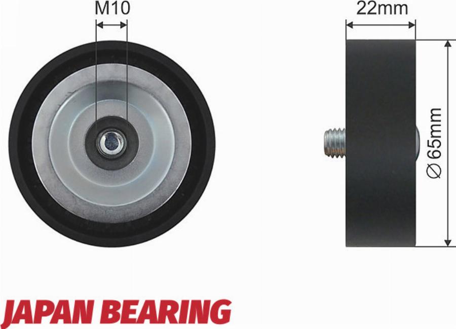 NTY RNK-KA-003 - Poulie renvoi / transmission, courroie trapézoïdale à nervures droxauto.com
