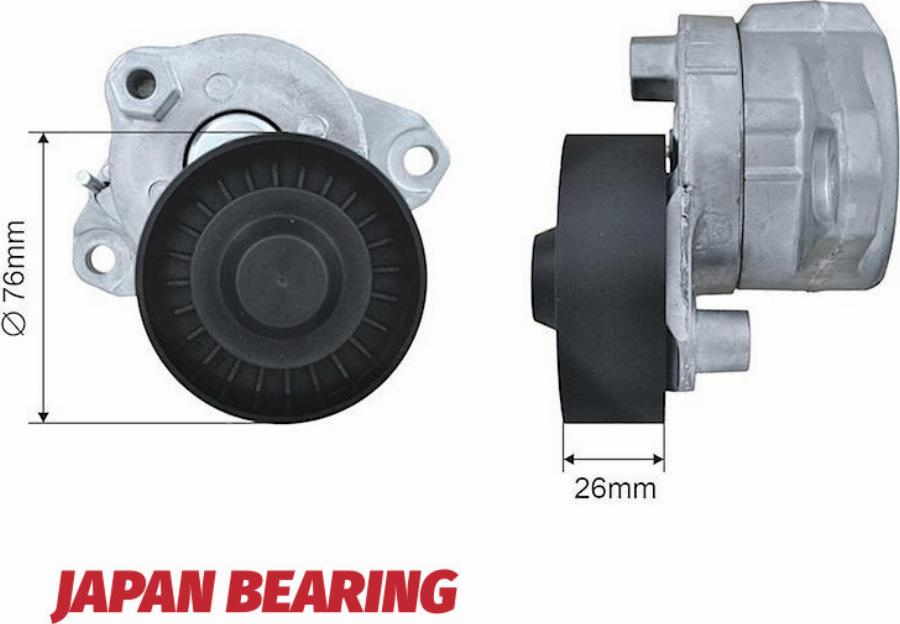 NTY RNK-ME-012 - Poulie renvoi / transmission, courroie trapézoïdale à nervures droxauto.com