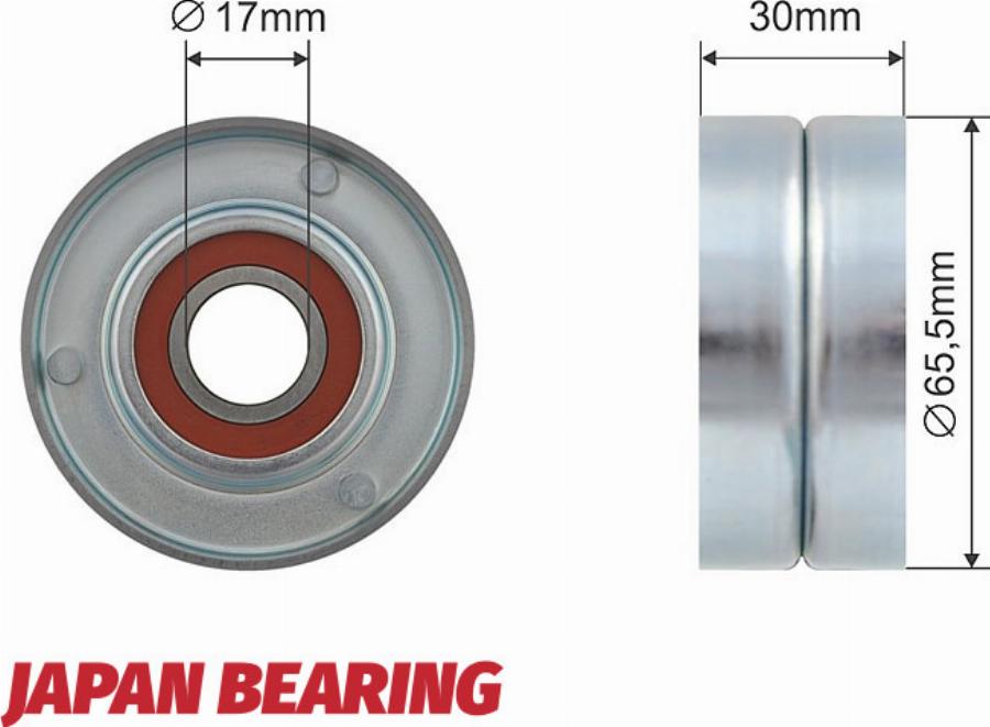 NTY RNK-RE-004 - Poulie renvoi / transmission, courroie trapézoïdale à nervures droxauto.com