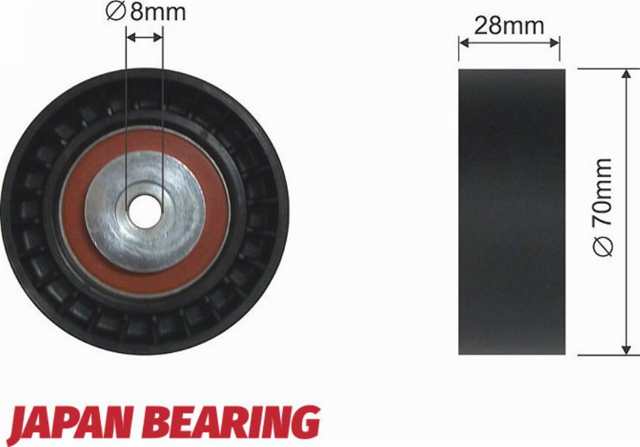 NTY RNK-VW-005 - Poulie renvoi / transmission, courroie trapézoïdale à nervures droxauto.com