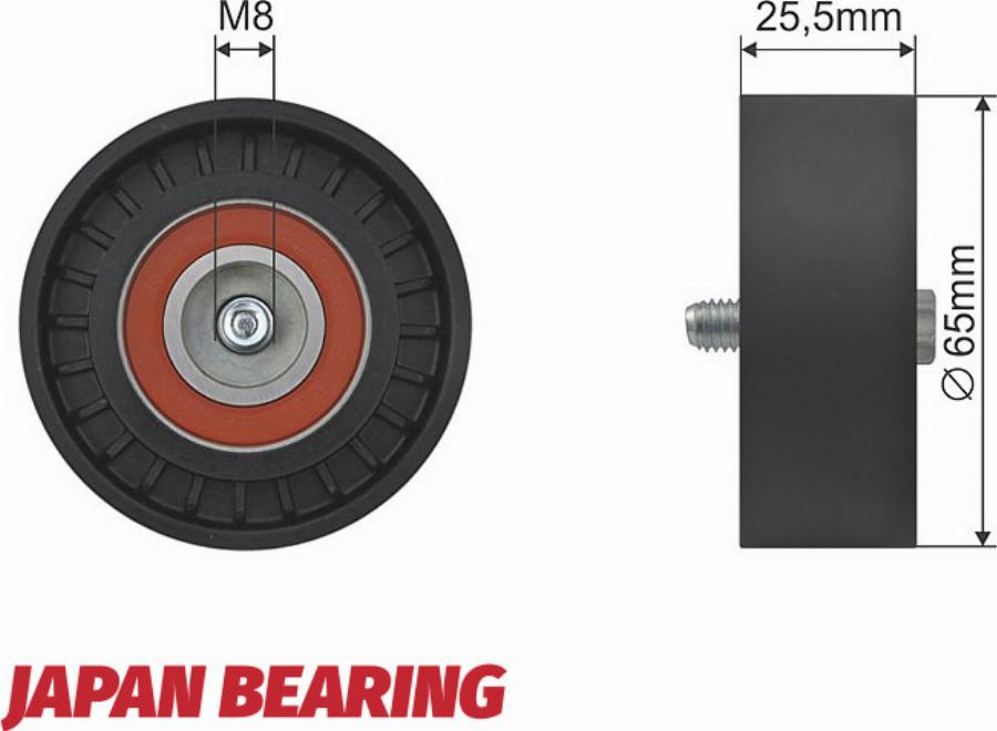 NTY RRK-AR-000 - Poulie renvoi / transmission, courroie trapézoïdale à nervures droxauto.com