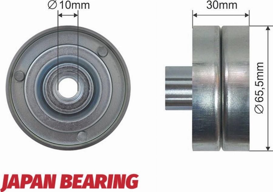 NTY RRK-FR-008 - Poulie renvoi / transmission, courroie trapézoïdale à nervures droxauto.com