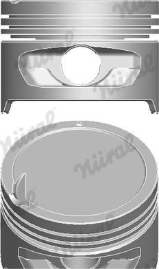 Nüral 87-435407-00 - Piston droxauto.com