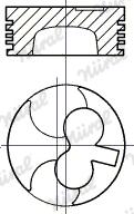Nüral 87-307000-20 - Piston droxauto.com