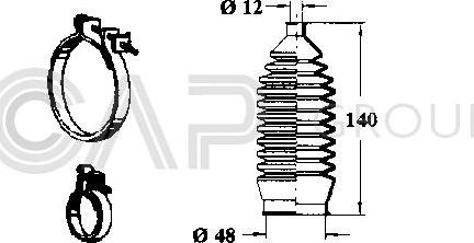 OCAP 0992873 - Jeu de joints-soufflets, direction droxauto.com