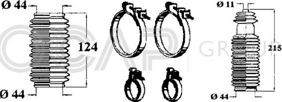 OCAP 0900323 - Jeu de joints-soufflets, direction droxauto.com