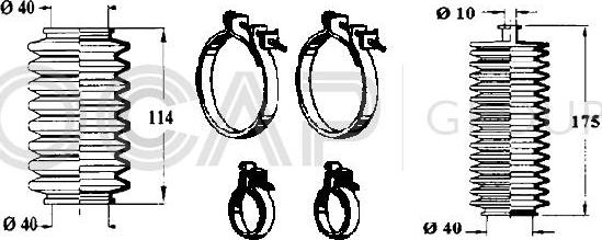 OCAP 0901613 - Jeu de joints-soufflets, direction droxauto.com