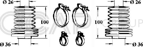 OCAP 0901620 - Jeu de joints-soufflets, direction droxauto.com