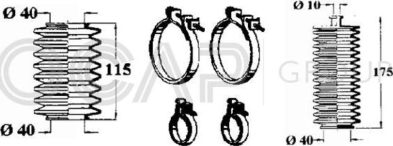 OCAP 0901679 - Jeu de joints-soufflets, direction droxauto.com