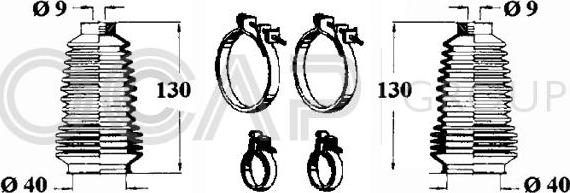 OCAP 0901173 - Jeu de joints-soufflets, direction droxauto.com