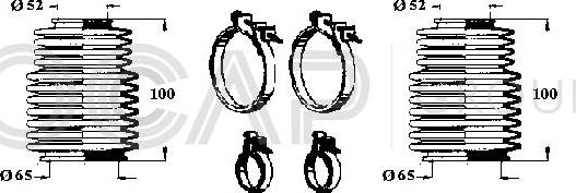 OCAP 0901359 - Jeu de joints-soufflets, direction droxauto.com