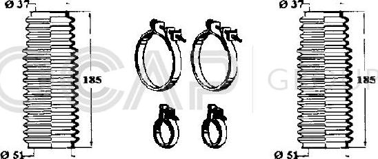 OCAP 0902428 - Jeu de joints-soufflets, direction droxauto.com