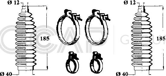 OCAP 0902527 - Jeu de joints-soufflets, direction droxauto.com
