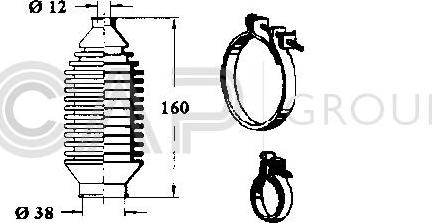 OCAP 0982873 - Jeu de joints-soufflets, direction droxauto.com