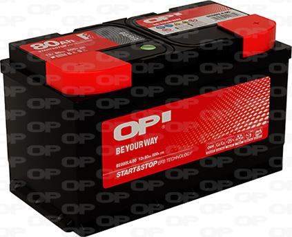 Open Parts BE080L4.00 - Batterie de démarrage droxauto.com