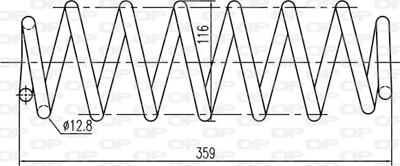 Open Parts CSR9336.00 - Ressort de suspension droxauto.com