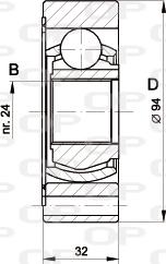 Open Parts CVJ5416.20 - Jeu de joints, arbre de transmission droxauto.com