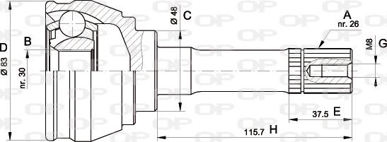 Open Parts CVJ5569.10 - Jeu de joints, arbre de transmission droxauto.com