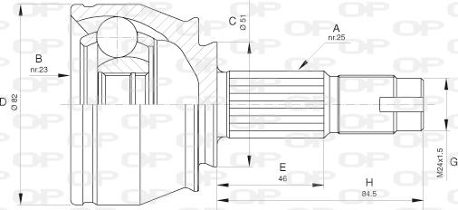 Open Parts CVJ5651.10 - Jeu de joints, arbre de transmission droxauto.com