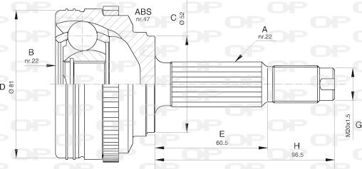 Open Parts CVJ5617.10 - Jeu de joints, arbre de transmission droxauto.com