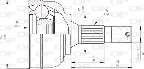 Open Parts CVJ5680.10 - Jeu de joints, arbre de transmission droxauto.com