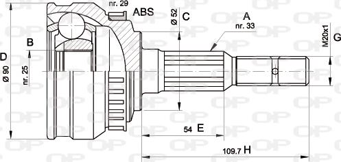Open Parts CVJ5047.10 - Jeu de joints, arbre de transmission droxauto.com