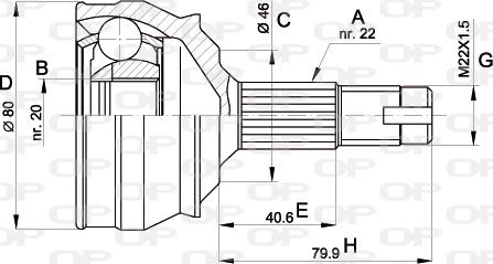 Open Parts CVJ5011.10 - Jeu de joints, arbre de transmission droxauto.com