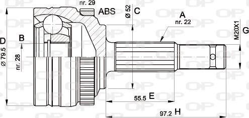 Open Parts CVJ5114.10 - Jeu de joints, arbre de transmission droxauto.com