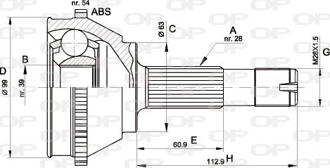 Open Parts CVJ5118.10 - Jeu de joints, arbre de transmission droxauto.com